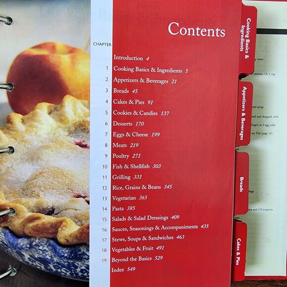 Betty Crocker's Cookbook 5 Ring Binder (9th Edition) 2000, 2001 Big Red Cookbook - Picture 5 of 8